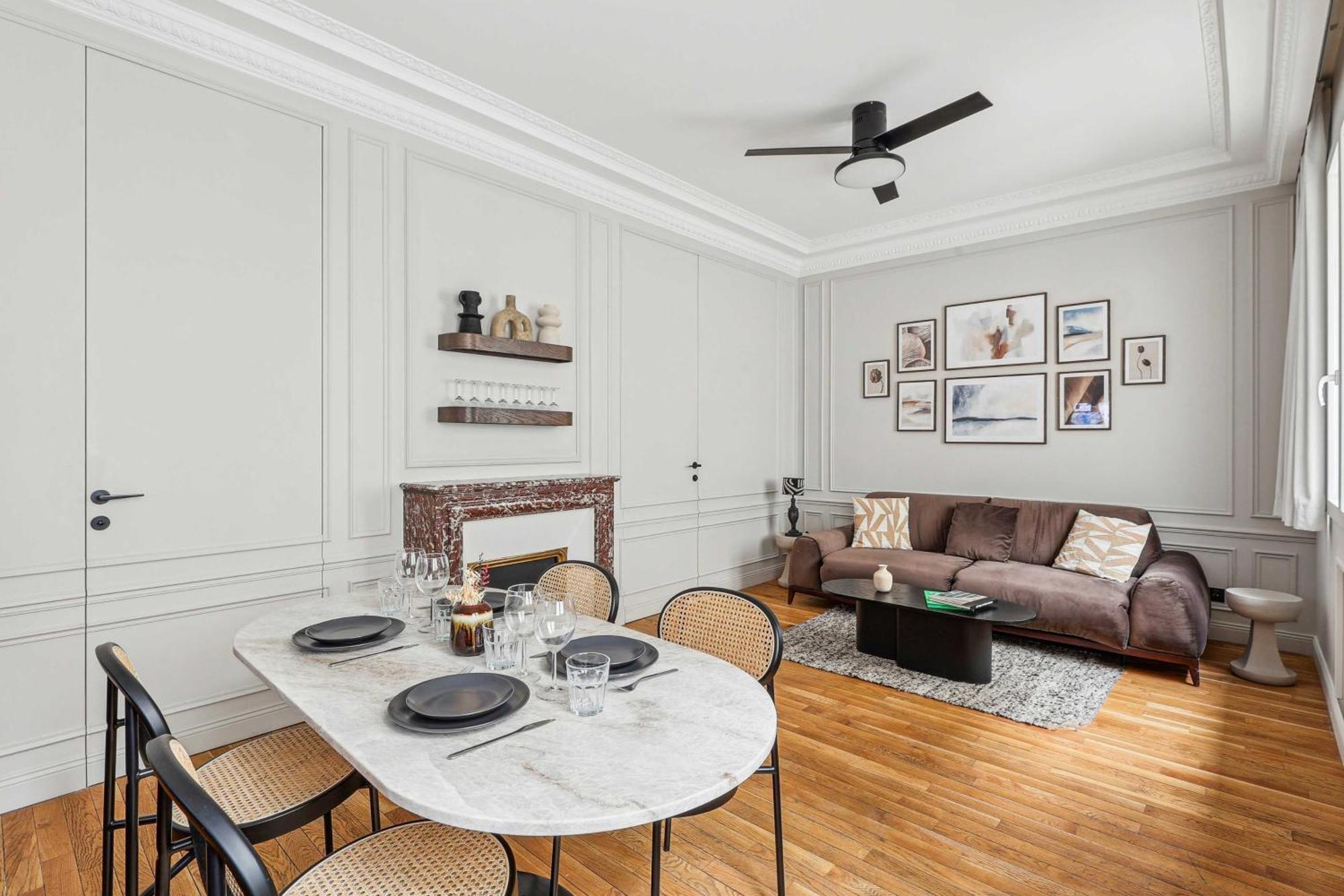 Interior Design - Apartment 6P-2Br - Tour Eiffel Paris Bagian luar foto